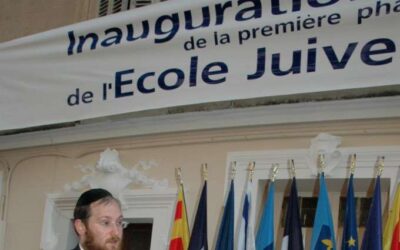 Inauguration de la première partie des nouveaux locaux de l'Ecole Juive de Cannes