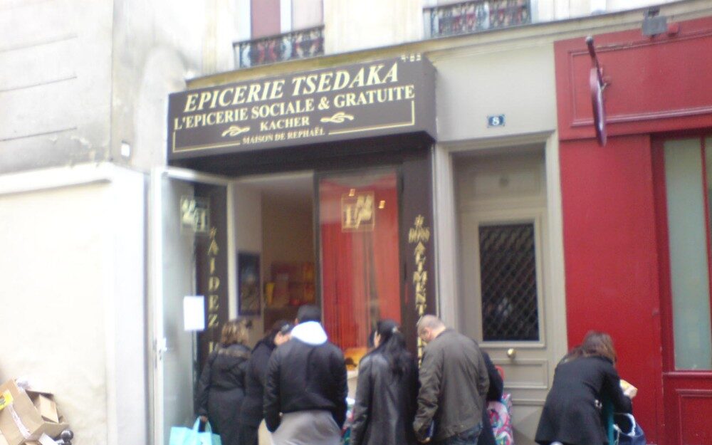Epicerie Tsédaka rue des Eccouffes
