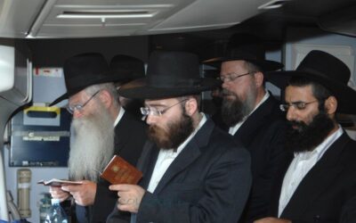 Kinous Hachlouhim Avion à Kfar Habad