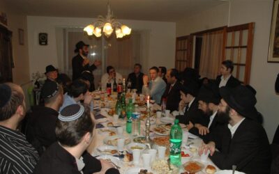 Mélavé Malka à Montrouge chez le Rav David Mimoun