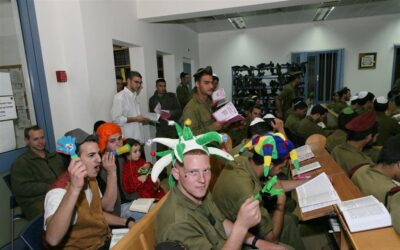 Pourim dans une base de parachutistes avec Yaacov Benagou, Chalia'h à Chomria