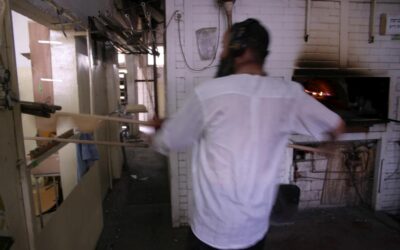 Fabrique Matsot 5768 à Kfar Habad