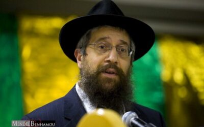 Rav Pewzner Chlochim 7 &lsquo;Hechvan 5769 à l'école Sinaï