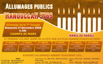 Allumage Fêtes à Paris (22 décembre 2008)