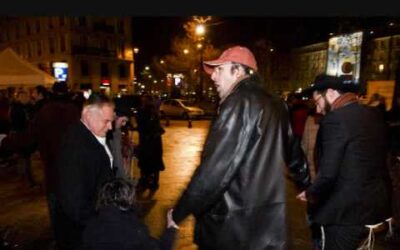 VIDÉORAMA: Allumage de &lsquo;Hanouka à Neuilly