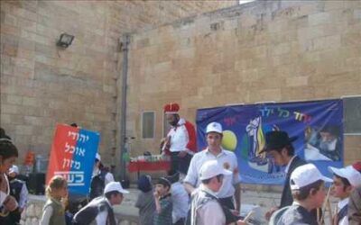 Lag Baomer avec le Beth Habad de Rehavia à Jérusalem