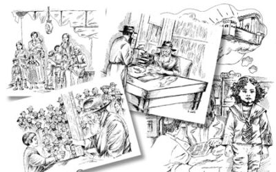 Un livret d'histoire pour les enfants édité à l'occasion du Guimel Tamouz