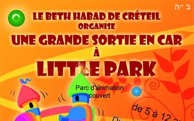 Aujourd'hui à 14h00, au Beth Habad de Créteil : Sortie à Little Park pour les filles, dimanche 7 février 2010
