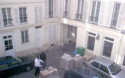 Photo du jour : Arrivage des guides de pessah au Beth Loubavitch