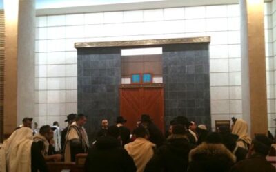 Photo du jour : Siyoum des premiers nés au Beth Haya Mouchka