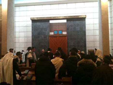 Photo du jour : Siyoum des premiers nés au Beth Haya Mouchka