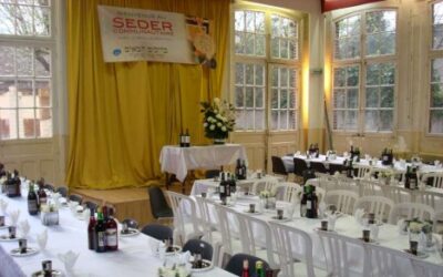 Plus de 100 invités au Seder de Pessa'h à Paris 7ème organisé par le Beth Loubavitch