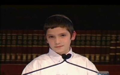 Kinous Hachlouhim 5771 : Discours du jeune Moché Cohen
