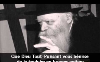 Vidéo du Rabbi : "Son nom était la vie"
