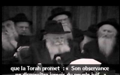 Vidéo du Rabbi : La révolution de la Torah 1ère partie: Une transformation épique