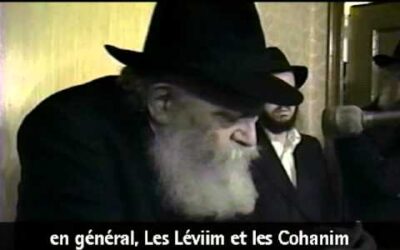 Vidéo du Rabbi : "Aspirant Lévi"