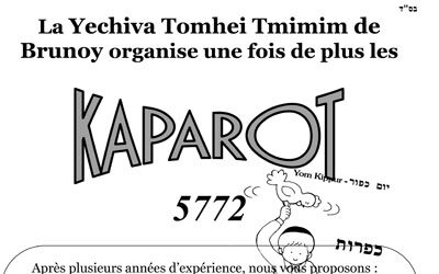 Kaparot 5772 à Brunoy