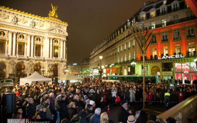 Allumage public à la place de l'Opéra, mardi 27 décembre 2011