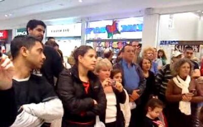 Vidéo du jour : &lsquo;Hanouka au centre commercial d'Eilat