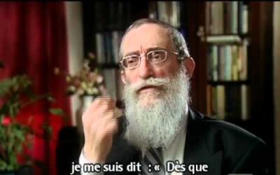 Vidéo du Rabbi : Cherchez la force d'unification