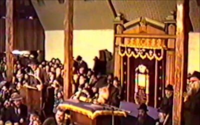 Vidéo inédite du Rabbi: Le Rabbi et la France - &lsquo;Hanouka 1991