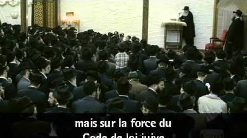Vidéo du rabbi : La voie de la paix 1ère - partie "Le plan de D.ieu"