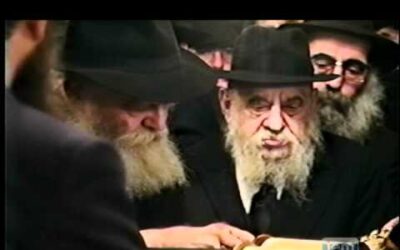 Vidéo du jour : Taanit Esther dans la maison du Rabbi en 5758-1988