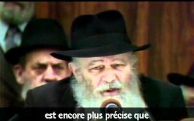 Vidéo du Rabbi: Vivre la Torah