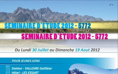 ETUDIANTS : 2 Séminaires d'étude dans les Alpes