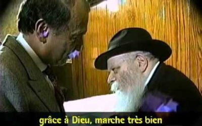 Vidéo du Rabbi: Pas en l'honneur d'un homme