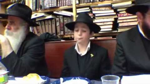 Bar Mitsva de Mendy Haddad (fils de Yossi - Herzliya) Tichri 5773 au 770