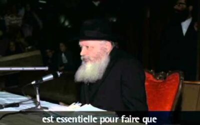 Vidéo du Rabbi : "Le rôle de la femme"