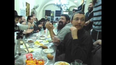 Nigounim au Farbrenguen de Youd Teth Kislev à la Yéchiva Or Gabriel à Jérusalem