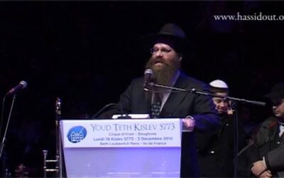 Youd Teth Kislev 5773, discours du Rav Moshé Chen