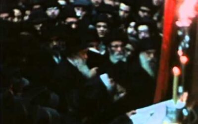 Vidéo du Rabbi : 15ème Yortsaït du Rabbi précédent