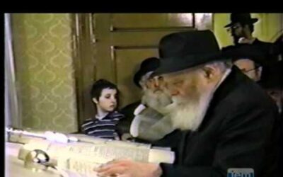 Pourim 5748-1988 chez le Rabbi