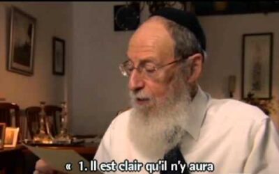 Vidéo du Rabbi : "Comment allez-vous ?"