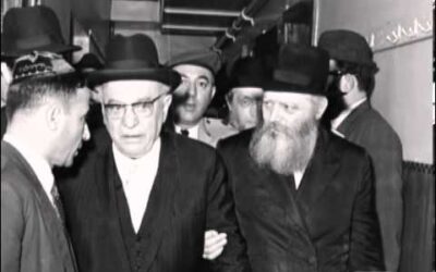 Vidéo du Rabbi : Zalman Shazar chez le Rabbi