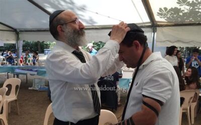 Mivtsaïm par le Beth Loubavitch de Montpellier à la grande journée de Jérusalem à Montpellier
