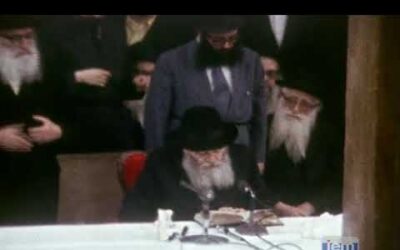 Vidéo du Rabbi : Nigoun "Ani Maamin"