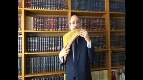 Nigoun "Anim Zmirot" à la flûte de Pan par Chmouel Rotsztein
