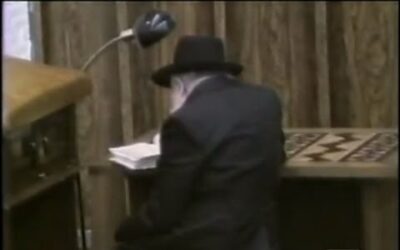 Vidéo du Rabbi : 9 Av 5750-1990