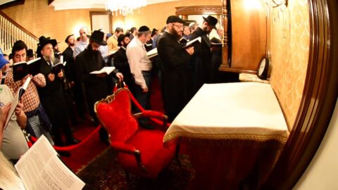 Les Sli'hot 5774 dans la maison du Rabbi