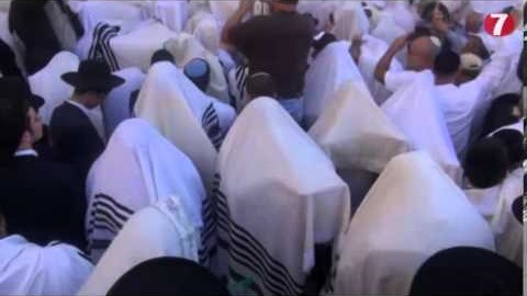 Birkat Cohanim au Kotel, dimanche 18 Tichri 5775