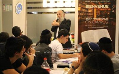 Beth Hamidrach on Campus : cours du Rav Ye'hiel Kalmenson, jeudi 27 novembre 2014