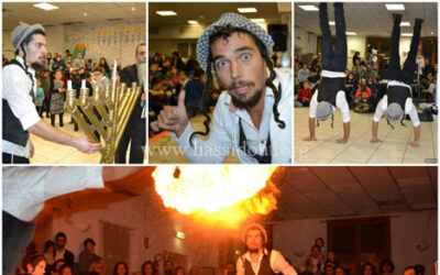 Fête de &lsquo;Hanouka pour les enfants au Beth Menahem de Villeurbanne