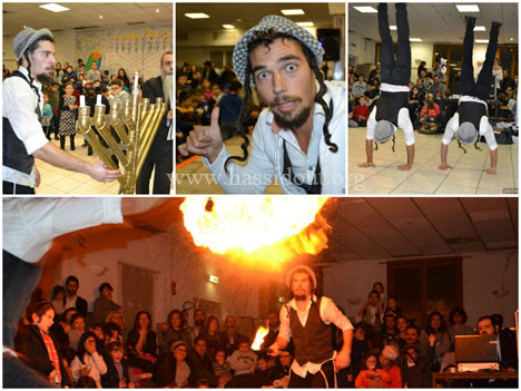 Fête de Hanouccah pour les enfants au Beth Menahem de Villeurbanne