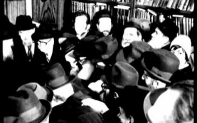 Vidéo du Rabbi : Visite de Zalman Shazar, président d'Israël