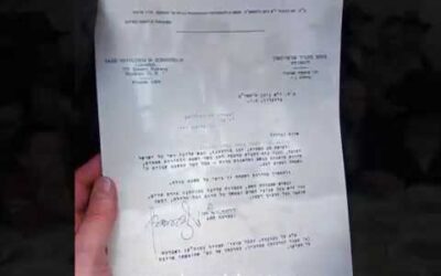 Lettre du Rabbi du 11 Nissan 5732-1972 adressée à la jeunesse Loubavitch de France