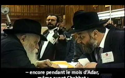 Vidéo du Rabbi : Un mois propice